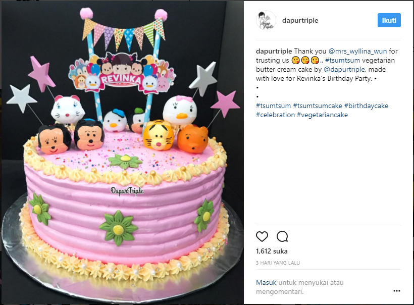  Kue  Ulang Tahun Start From 200K Order di dapurtriple 